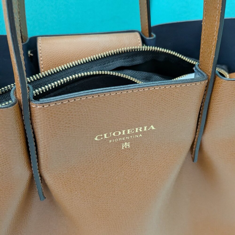 Cuoieria Fiorentina Camel Tote Bag